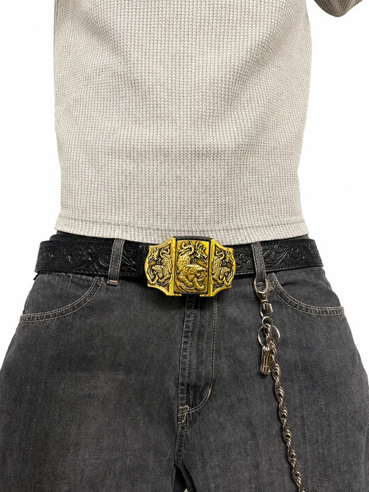 GOLD TIGER LIGHTER BELT