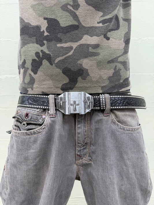 DIVINE CROSS LIGHTER BELT