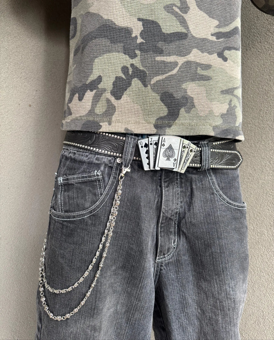 PLAYING CARDS LIGHTER BELT