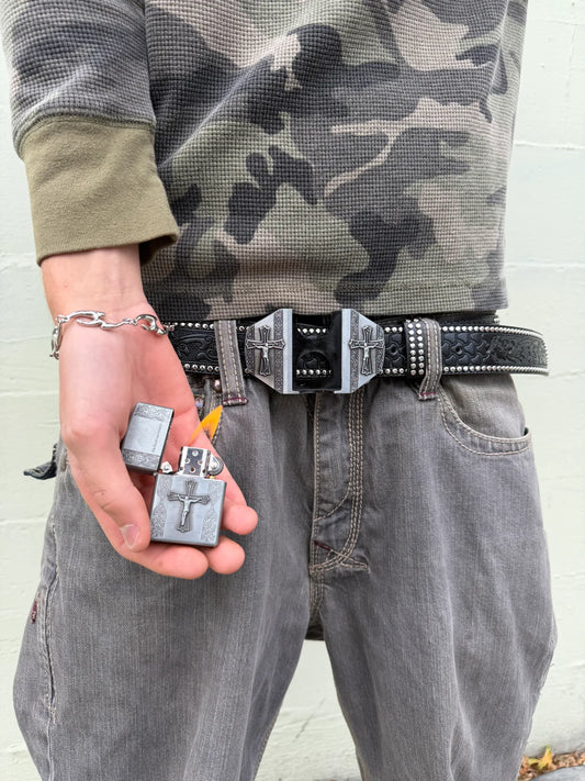 DIVINE CROSS LIGHTER BELT