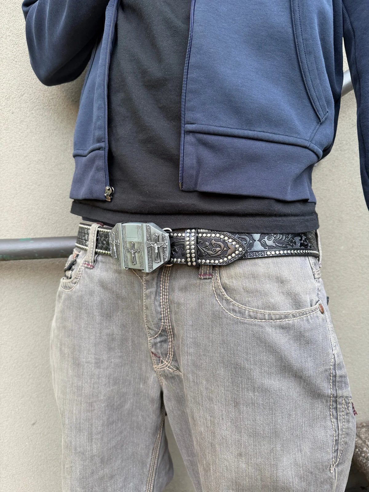 DIVINE CROSS LIGHTER BELT