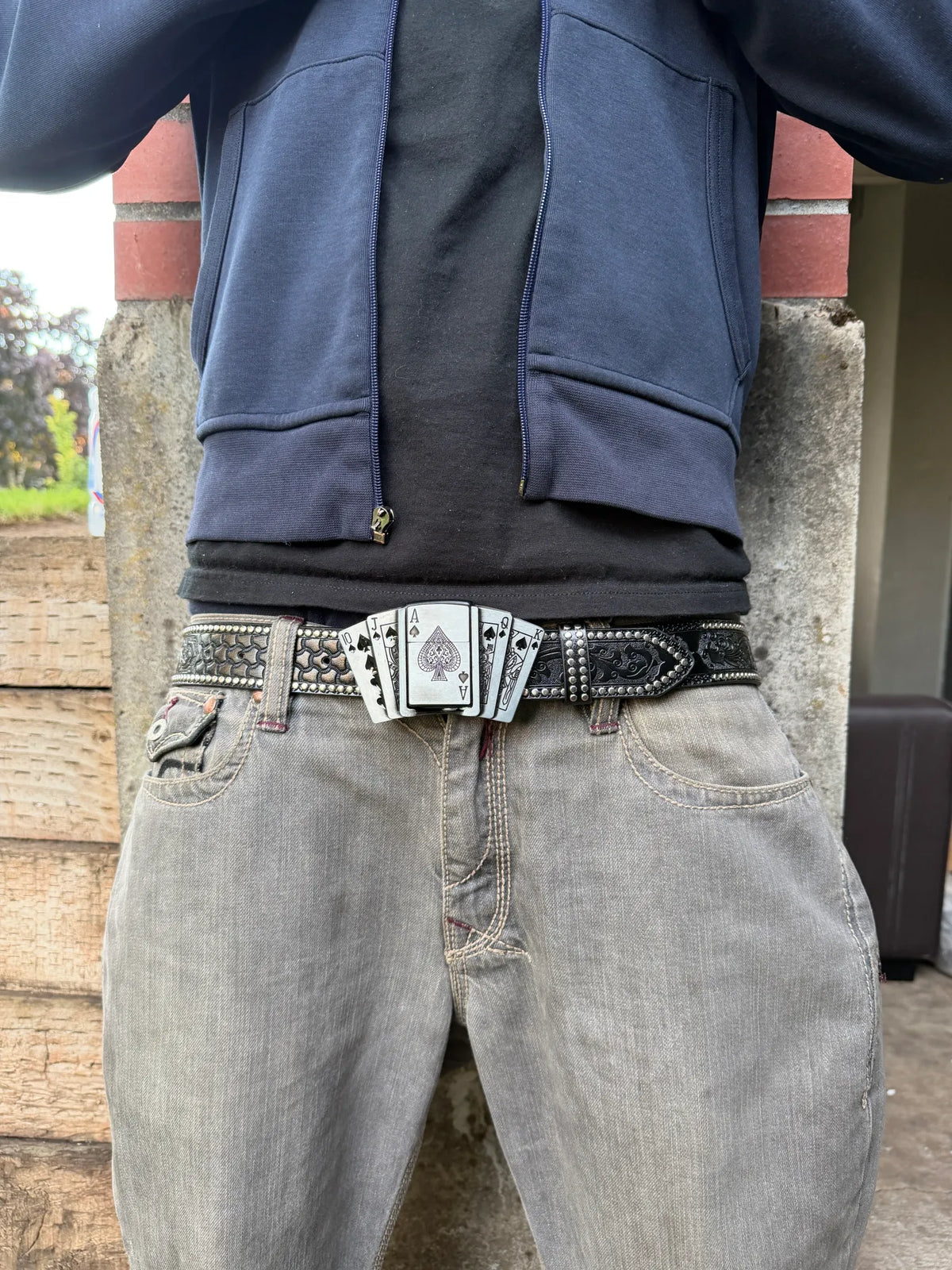 PLAYING CARDS LIGHTER BELT