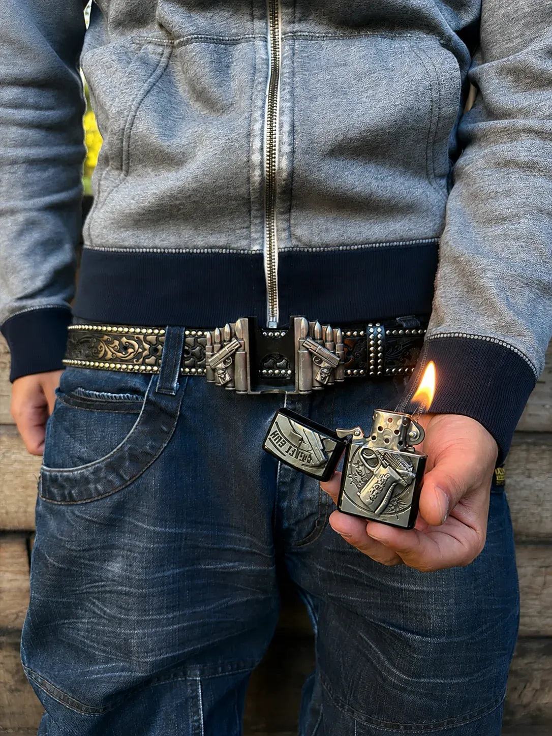 PISTOL LIGHTER BELT